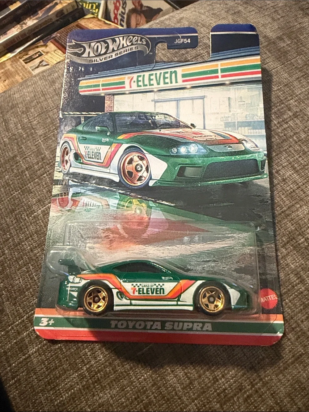 Hot Wheels Silver‎ Series 7-Eleven Toyota Supra JGF54